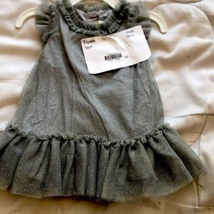 Silver little girl dress